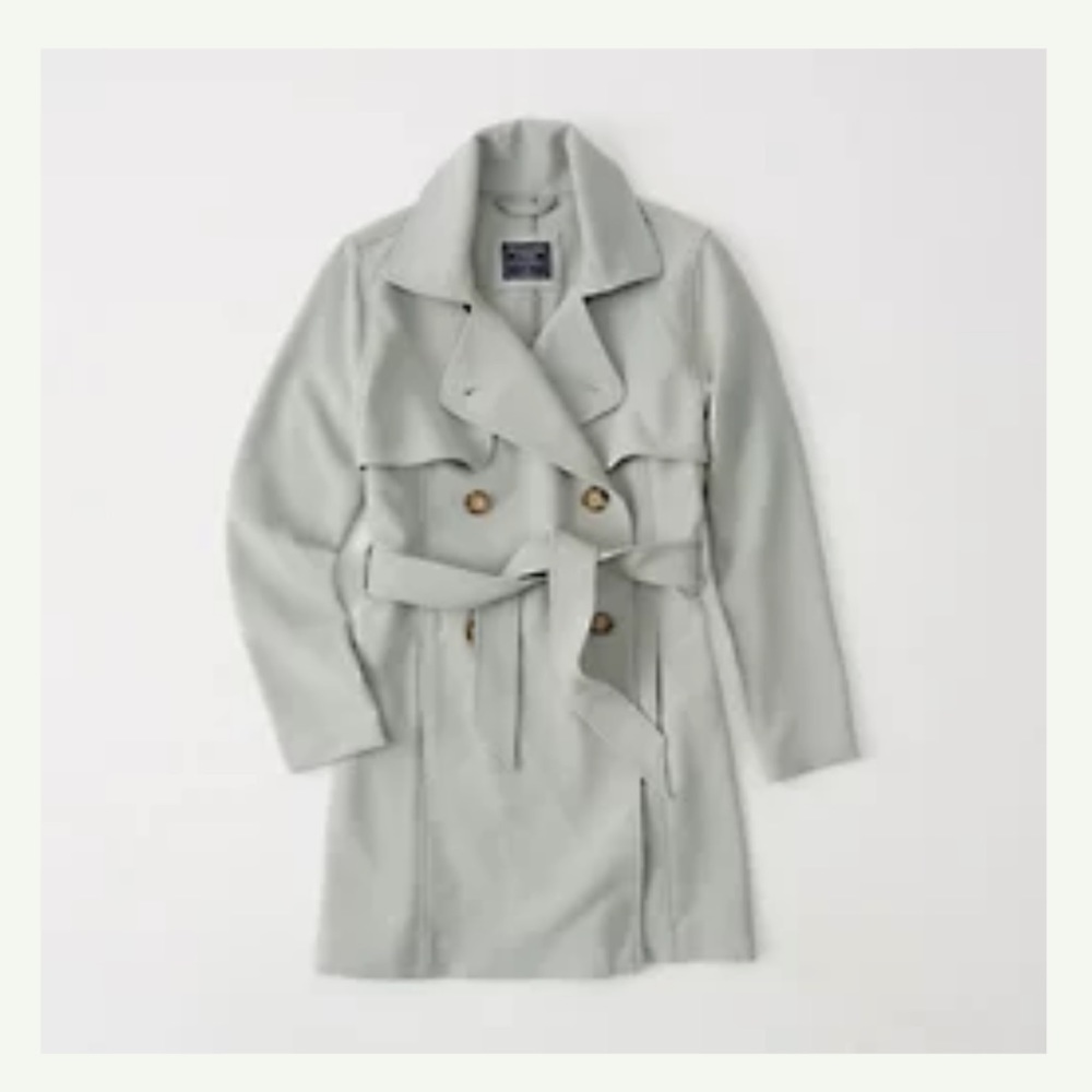 Abercrombie Drapey Trench Coat